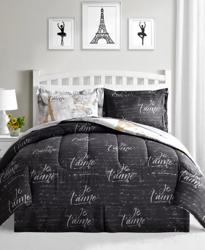 Fairfield Square Collection Paris Gold Reversible 8 Pc. Comforter Sets, Exclusively At Macy's