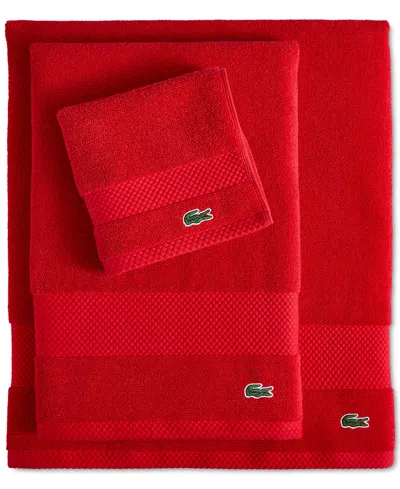 Lacoste Home Heritage Anti-microbial Supima Cotton Bath Towel, 30" X 54"