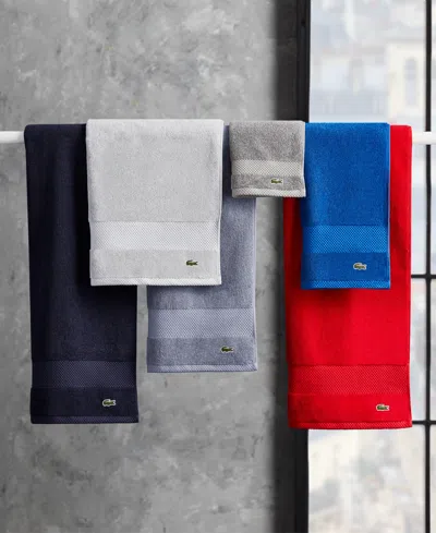 Lacoste Home Heritage Anti-microbial Supima Cotton Bath Towel, 30" X 54"