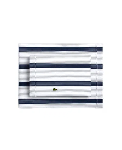Lacoste Home Lacoste Mini Geo Logo 200-thread Count Cotton 4-pc. Sheet Set, Full
