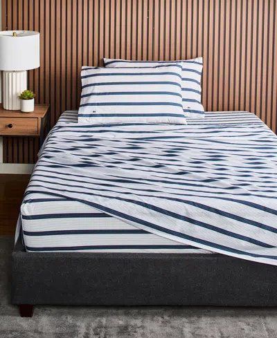 Lacoste Home Lacoste Mini Geo Logo 200-thread Count Cotton 4-pc. Sheet Set, Full