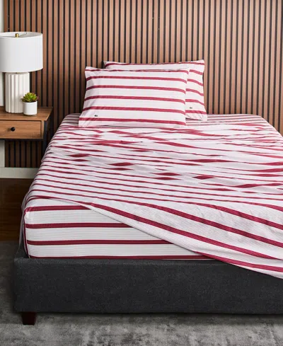 Lacoste Home Lacoste Mini Geo Logo 200-thread Count Cotton 4-pc. Sheet Set, Full