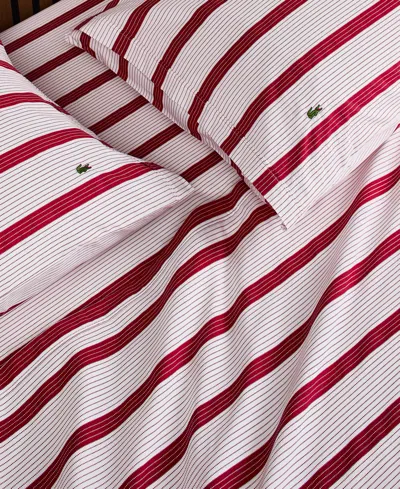 Lacoste Home Lacoste Mini Geo Logo 200-thread Count Cotton 4-pc. Sheet Set, Full