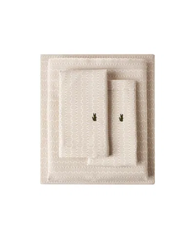 Lacoste Home Lacoste Mini Geo Logo 200-thread Count Cotton 3-pc. Sheet Set, Twin