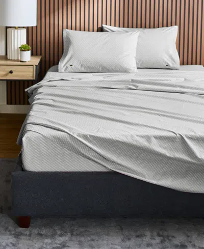 Lacoste Home Lacoste Mini Geo Logo 200-thread Count Cotton 4-pc. Sheet Set, King