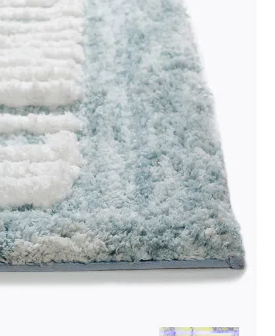 Vcny Home Get Naked Statement Bath Rug, 24" X 60" In Blue