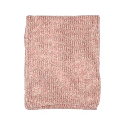 Wool-co Scarf Scarf Mouline Pearl In Pink
