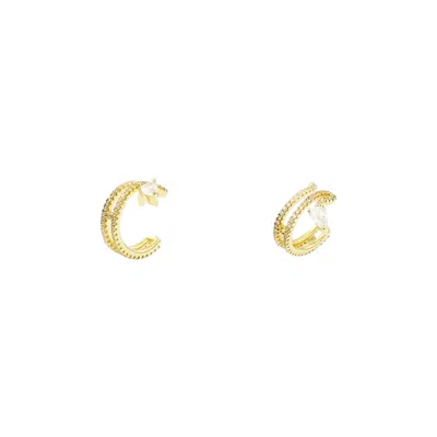 Fatone Earrings Ear Cuff Woman  Pp9113-04 In Gold