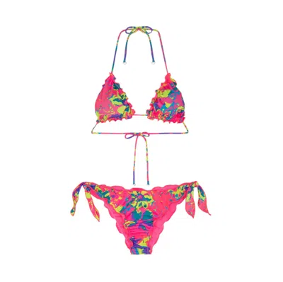 Me Fui - Bikini Triangle Fantasia Fluo Multicolor Mf24-1500x1 In Multi