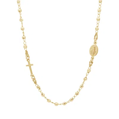 Fatone Necklace Rosary Woman  _ In Gold