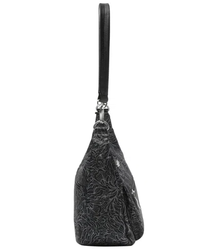 Baggallini Pocket Half Moon Bag In Black