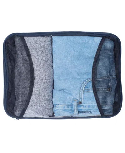 Baggallini Compression Cube 3-piece Set In Blue