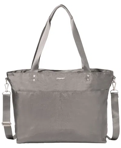 Baggallini Carryall Laptop Tote In Gray