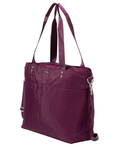 Baggallini Carryall Laptop Tote In Purple