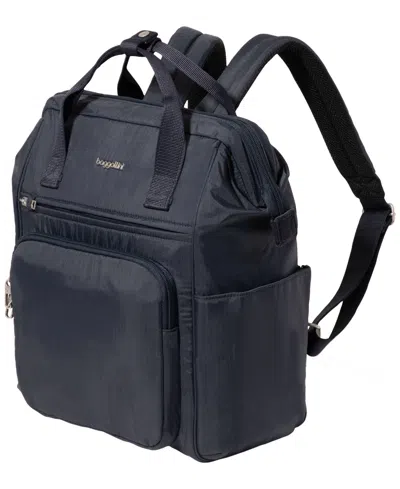Baggallini Securtex Anti-theft Windsor Backpack In Blue