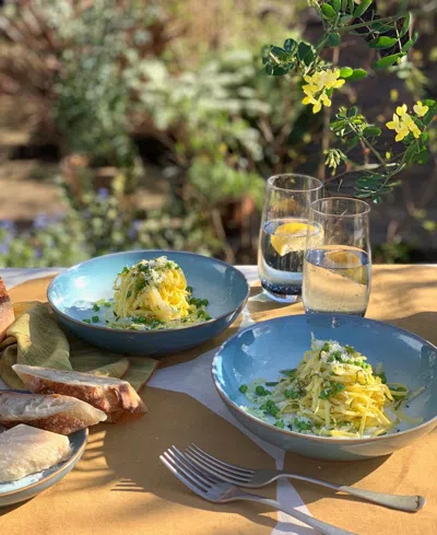Denby Azure Pasta Bowl Set Of 4