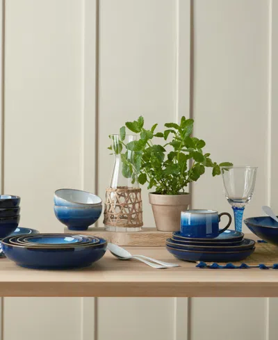 Denby Blue Haze Medium Plate In Multi