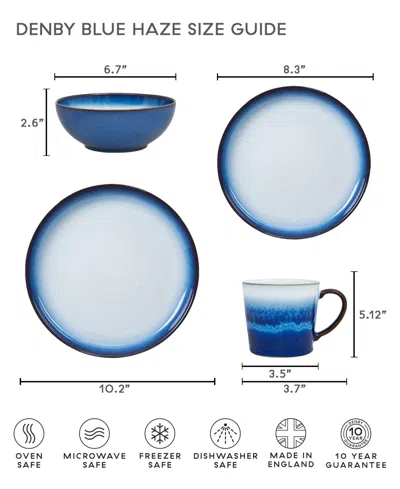 Denby Blue Haze Dinner Plate In Multi