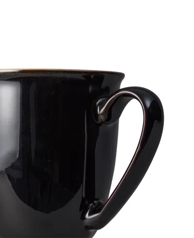 Denby Elements Coffee Mugs, Set Of 4 In Black
