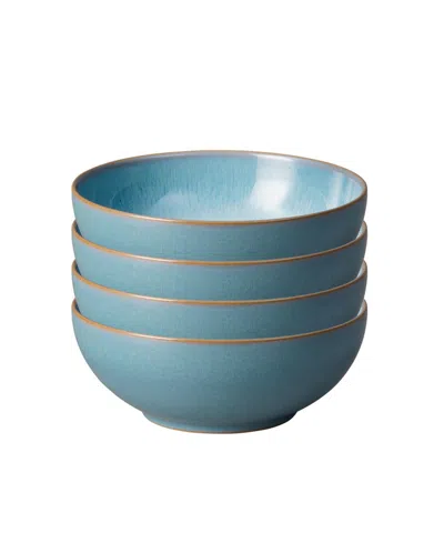 Denby Azure Haze Cereal Bowls, Set Of 4