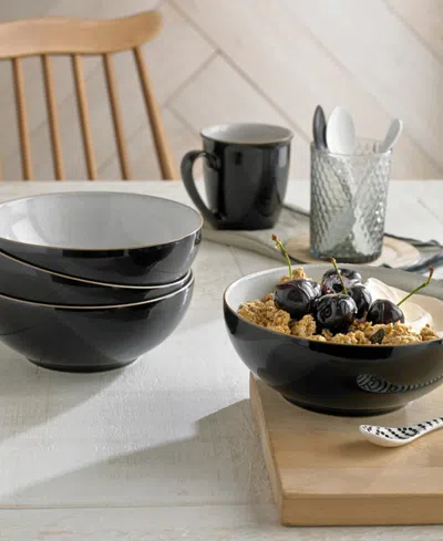 Denby Elements Cereal Bowls, Set Of 4 In Multi