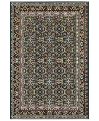 Oriental Weavers Closeout!  Kashan 180l Navy/multi 7'10" X 10'10" Area Rug In Multi