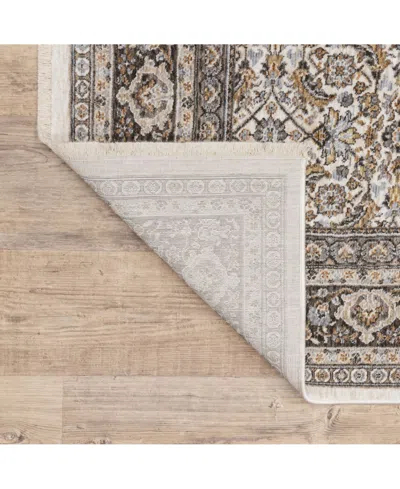 Oriental Weavers Maharaja 2061n Ivory And Gray 2'3" X 7'6" Runner Rug In Multi