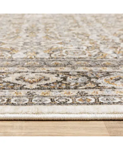 Oriental Weavers Maharaja 2061n Ivory And Gray 2'3" X 7'6" Runner Rug In Multi