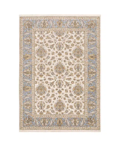 Oriental Weavers Maharaja 5091z Ivory And Blue 2' X 3' Area Rug In Multi