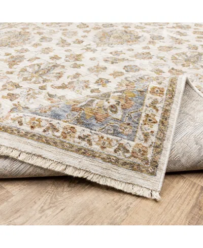 Oriental Weavers Maharaja 5091z Ivory And Blue 9'10" X 12'10" Area Rug In Multi