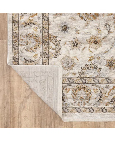 Oriental Weavers Maharaja 70e Ivory And Gray 3'3" X 5' Area Rug In Multi