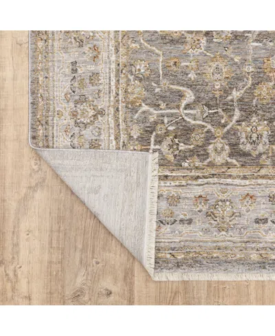 Oriental Weavers Maharaja 40m Beige And Gray 2'3" X 7'6" Runner Rug In Multi