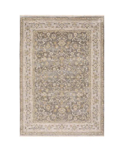 Oriental Weavers Maharaja 40m Beige And Gray 2' X 3' Area Rug In Multi