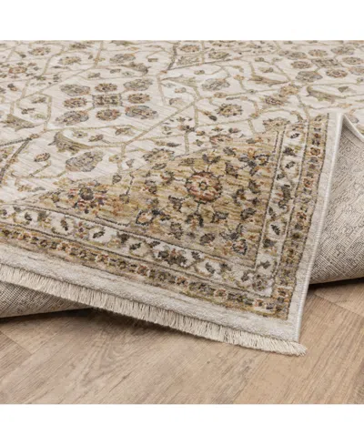 Oriental Weavers Maharaja 1j Ivory And Gold 3'3" X 5' Area Rug In Multi