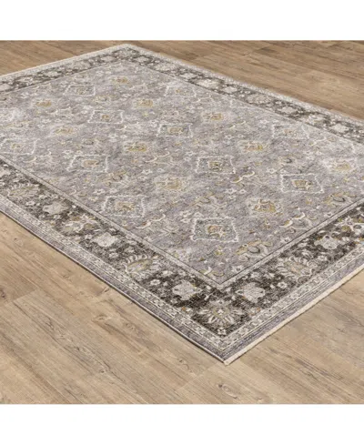 Oriental Weavers Maharaja 91e Gray And Blue 5'3" X 7'6" Area Rug In Multi
