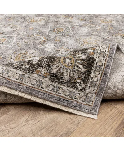 Oriental Weavers Maharaja 91e Gray And Blue 7'10" X 10'10" Area Rug In Multi