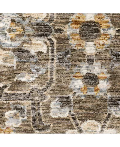 Oriental Weavers Maharaja 532d Gray And Tan 6'7" X 9'6" Area Rug In Multi