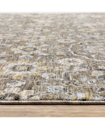 Oriental Weavers Maharaja 532d Gray And Tan 7'10" X 10'10" Area Rug In Multi