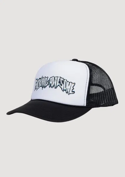 Fucking Awesome Warp Stamp Trucker Hat Scanner In Black