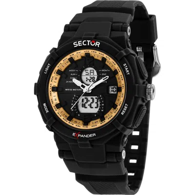 Sector Digital Watch Unisex  R3251296004 50 Mm In Black