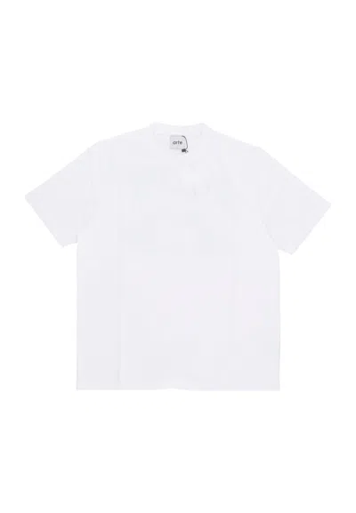 Arte Men's Shirt Diels Stitch Tee White In White