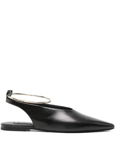 Jil Sander Women's Slippers In Black