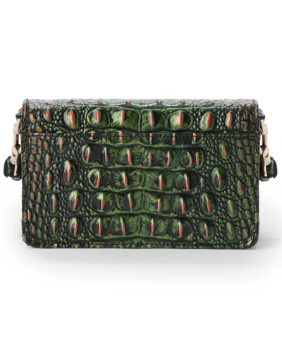 Brahmin Minuette Melbourne Mini Leather Crossbody Bag In Green