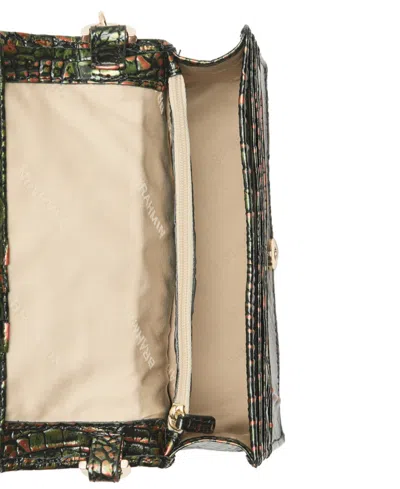 Brahmin Minuette Melbourne Mini Leather Crossbody Bag In Green