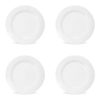 Portmeirion Sophie Conran Luncheon Plates, Set Of 4 In White