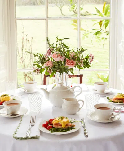 Portmeirion Sophie Conran Luncheon Plates, Set Of 4 In White