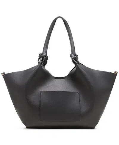 Dkny Paula Commuter Medium Sleek Tote In Black
