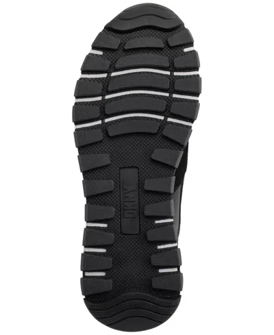 Dkny Women's Maida Lace-up Low-top Running Sneakers In Black