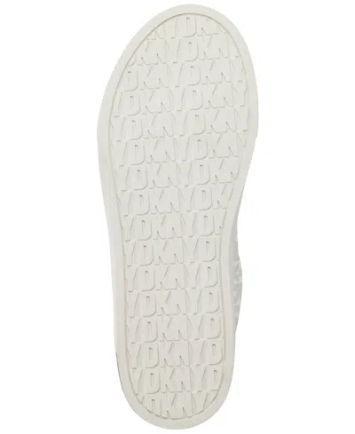 Dkny Women's York Lace-up Low-top Sneakers In White