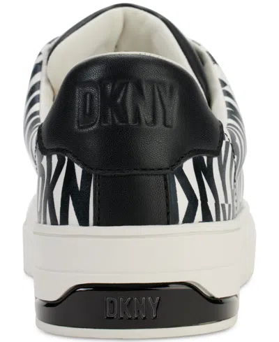 Dkny Women's York Lace-up Low-top Sneakers In Multi